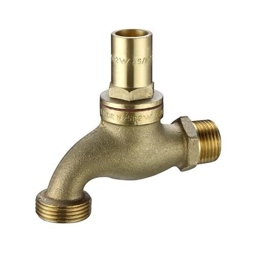 Brass Anti-Vandal Hose Tap 15mm x MI BSP