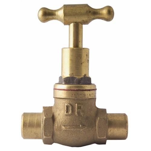 Brass Dual Outlet Quarter Turn Hose Tap 20mm x MI BSP