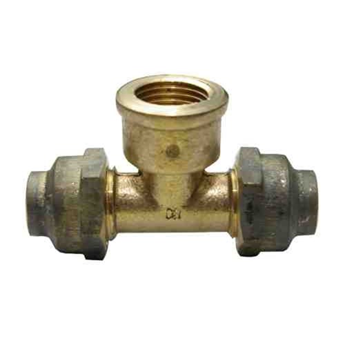 Brass Copper Compression Tee 15C X 15C X 15Fi