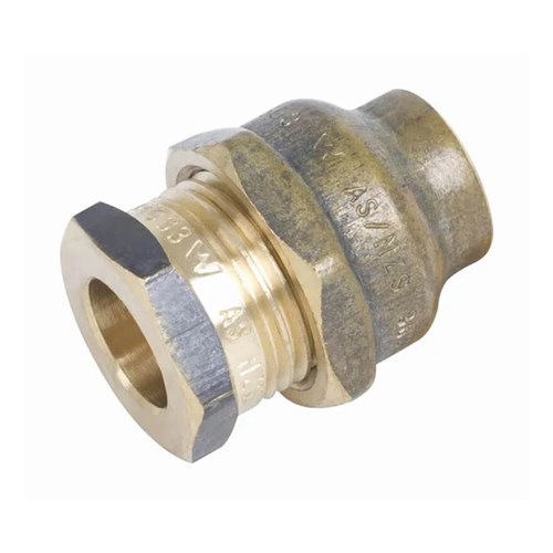 Brass Flared Union 25CU x 25CU