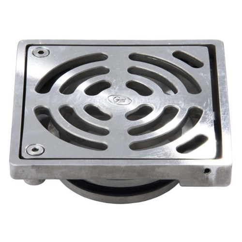 GE Floor Drain Grate Square Assembly Stainless Steel 300 X 150 PVC/HDPE 302806X