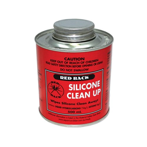 Red Back Silicone Clean Up 500Ml #RED404