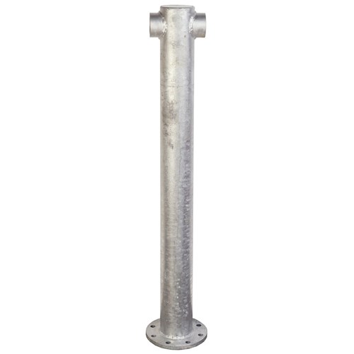 Hydrant Riser T Head Vertical Inlet 100 Galv
