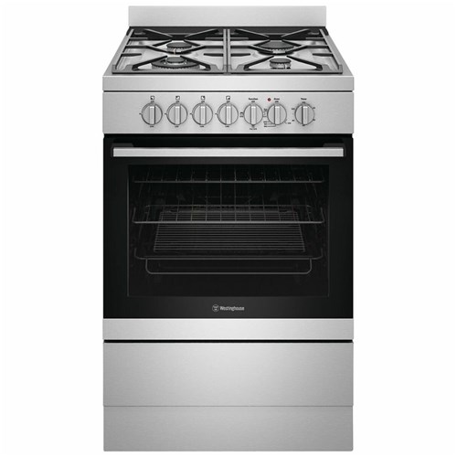 60cm Dual Fuel Freestanding Cooker Stainless Steel WFE614SC
