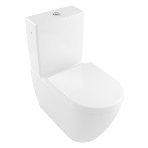 Villeroy And Boch Subway 2.0 Back To Wall S Trap Toilet Suite White 5617R101S4B