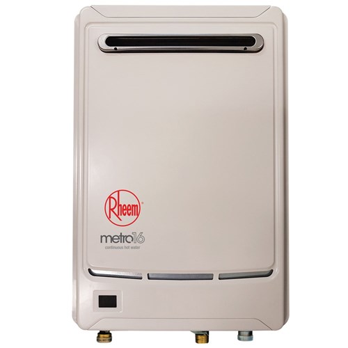 Rheem Natural Gas Metro External HWU 16 L 60 Degree - Old 874T16NF / New 874A16NF