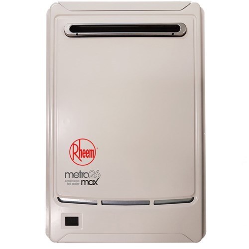 Rheem Natural Gas Metro External HWU 26 L 50 Degree - Old 876T26NF / New 876A26NF