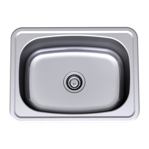 Clark Inset Trough Suds 45 L Stainless Steel 8510
