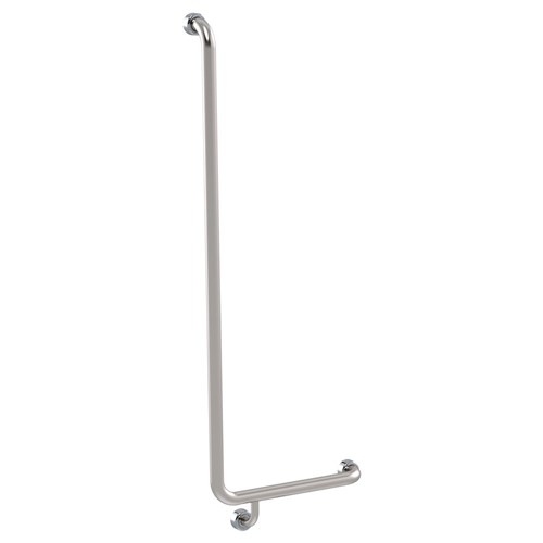 Con-Serv Stainless Steel Healthcare 'L' Grab Rail Satin Left Hand HS041SS