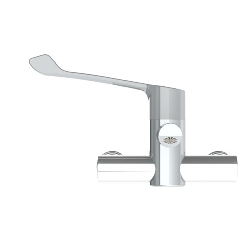Galvin Engineering Clinimix Lead Safe Wall Mounted Thermostatic Progressive Basin Mixer - Lever 135 - 165 100.34.71.00