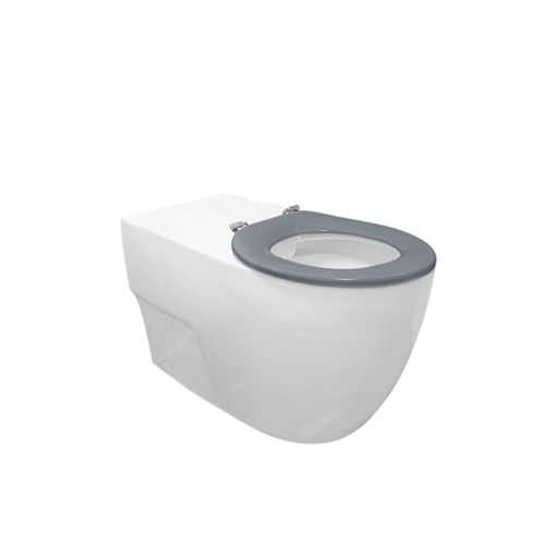 Gentec Sterisan In Wall Toilet Suite With Single Flap Seat Grey SANH800IW