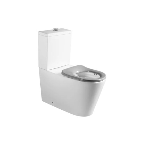 Harmony Bassini Care 800 Wall Faced Toilet Suite Grey SF 13100