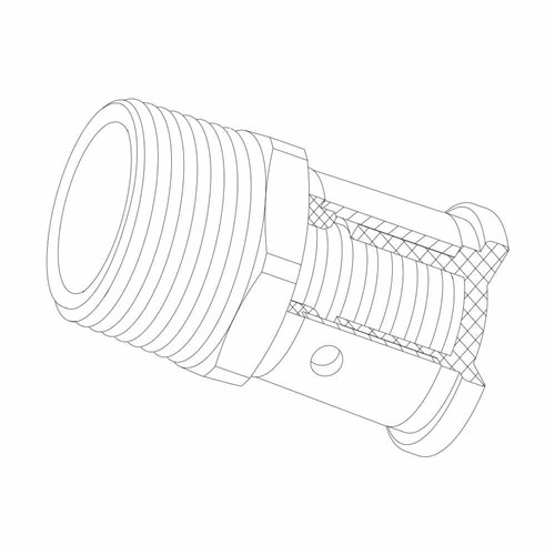 Forza SS Water Crimp Connector 16mm x 15Mi