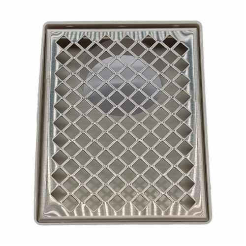 Pvc Stormwater Offset Rectangle Drain With Stainless Steel Grate 90mm