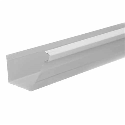 Len Z/Alume Slotted Streamline Gutter 6M