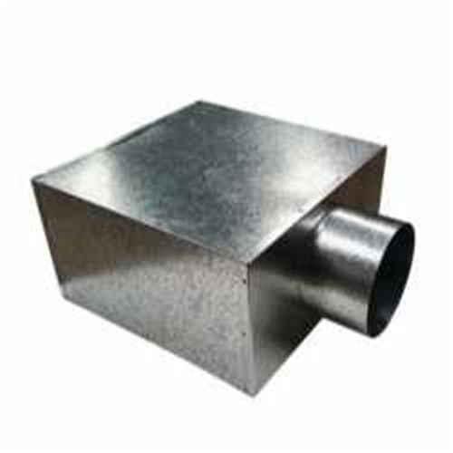 Galv Exhaust Vent Box Side Entry 350X350X190H