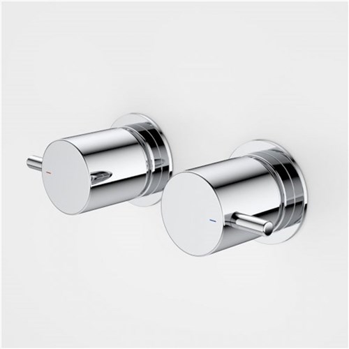 Caroma Luna Lever Wall Top Assemblies Chrome 90332