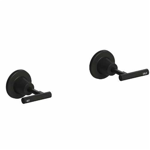 Pair Meno Wall top Assemblys Lever Black MT0813-LB