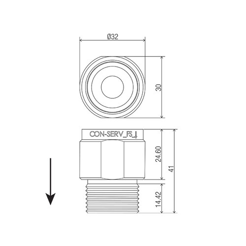 Floodstop Safety Valve M&F 20mm